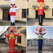 摇摆跳舞人偶广告庆典招手财神空中舞星小丑卡通气模厂家