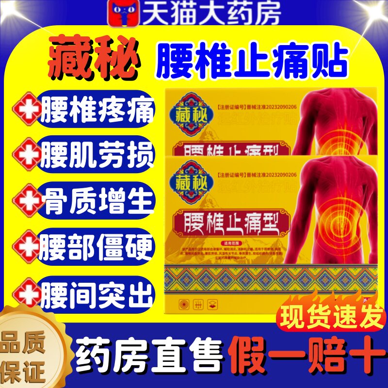 藏秘腰椎型远红外治疗贴图片