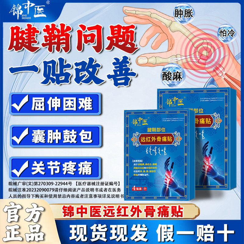 锦中医远红外骨痛贴腱鞘炎关节疼痛手指关节肿胀变形官方旗舰店zz图片
