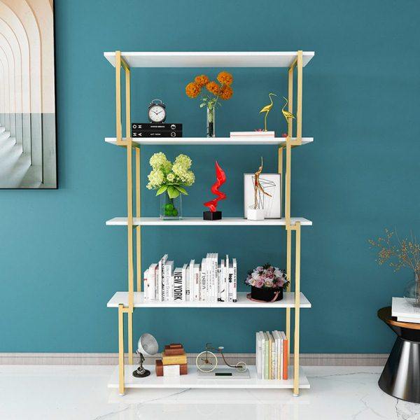 书架置物架落地家用卧室杂物收纳架子铁艺储物架客厅儿童简易书柜,收纳整理,书桌收纳置物架,淘宝优惠券,粉丝福利购,淘宝优惠卷