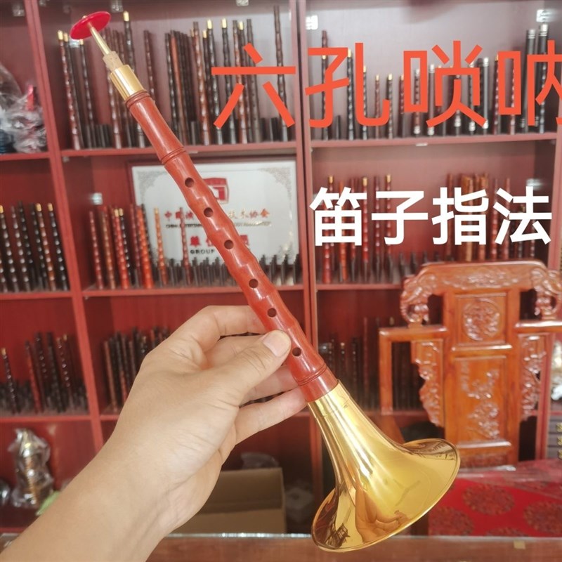 六孔唢呐笛子指法专业音准音色K通透做工精致有教学
