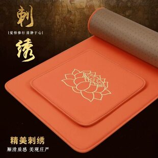 禅修大礼拜拜垫108拜忏磕头四季加厚跪垫家用顺滑礼佛拜佛磕大头