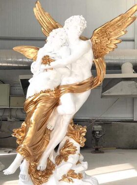 玻璃钢定制招财迎宾欧式爱雕像定制婚礼西方神人物雕塑订天使摆件