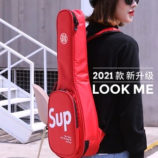 尤克里里包2123寸2630寸乌克A丽丽防水加厚可爱双肩背包吉他包琴