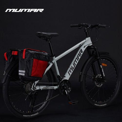 山地自行车碟刹变速减震24/27速24/26/27寸带后U货架男女学生单车