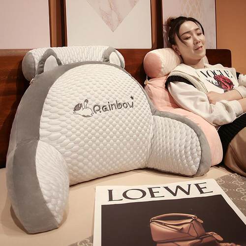 冰豆豆护腰靠枕靠垫床头软包拼接宿舍床上榻榻米大靠背四季通用