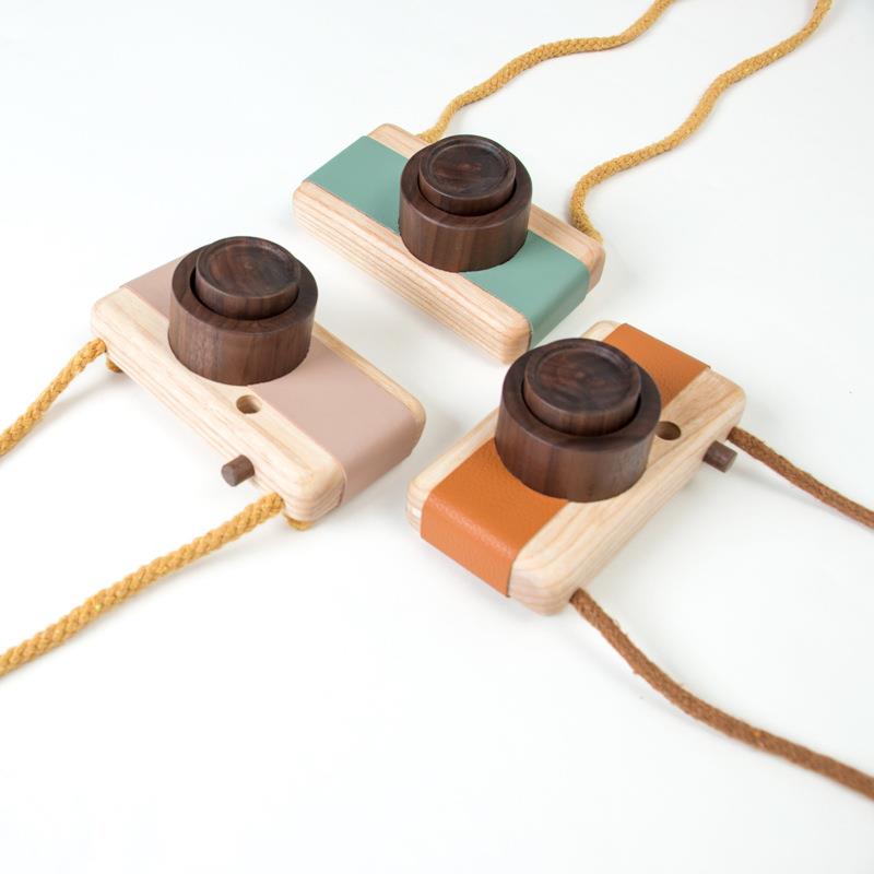 ins北欧风摆拍木质相机仿真模型过家家童装店拍摄工作室道具搭配