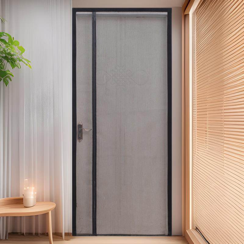 新款侧开防蚊门帘金刚网全磁条防蝇帘自粘魔术贴免打孔家用帘,居家布艺,门帘,淘宝优惠券,粉丝福利购,淘宝优惠卷