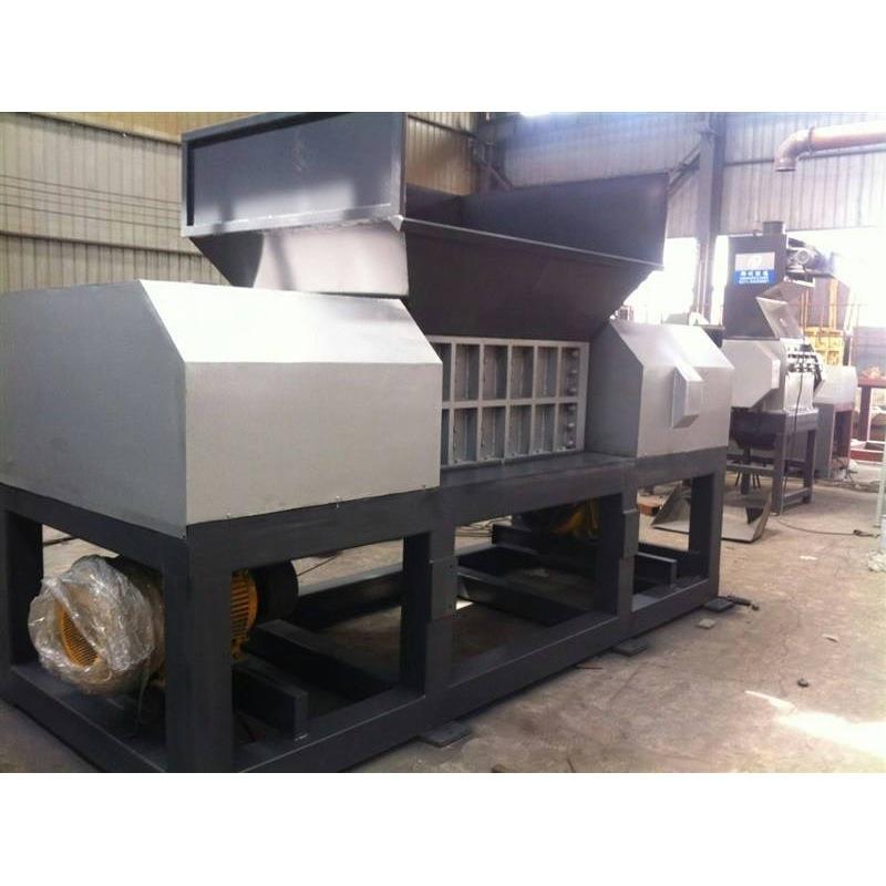 塑料桶双轴撕碎机 加厚型1200型双轴撕碎机 废铁皮车架破碎设备