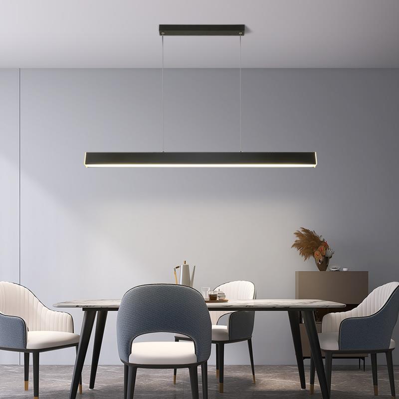 北欧餐厅吊灯现代简约餐厅灯时尚咖啡厅吧台极简长条餐桌饭厅灯具