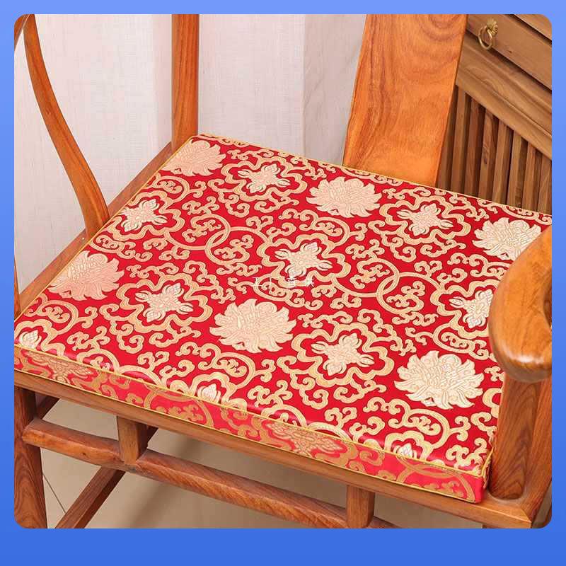 红木椅子坐垫沙发垫中式夏季凉席实木餐椅圈椅垫海绵乳胶棕垫