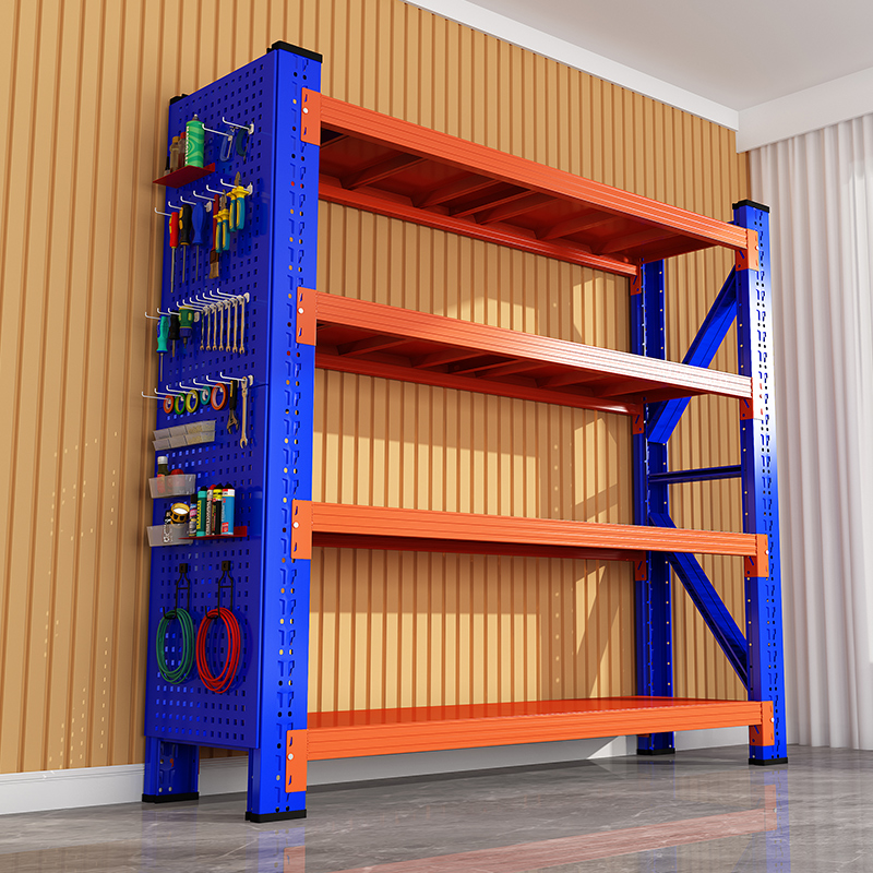 仓储货架仓库重型储物架快递超市多层置物架O地下室车库靠墙工具