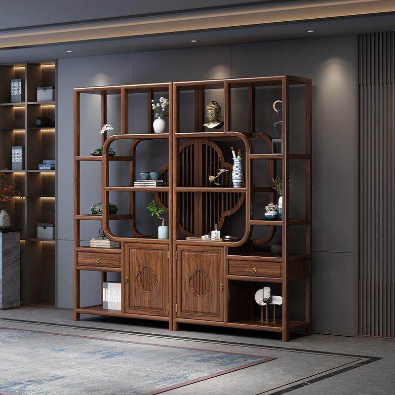 实木博古架新中式多宝阁置物架书架组合客厅陈列柜隔,基础建材,脚轮/万向轮,淘宝优惠券,粉丝福利购,淘宝优惠卷
