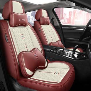 2025新款汽车坐垫四季通用全包围网红可爱卡通座套夏季皮革座垫