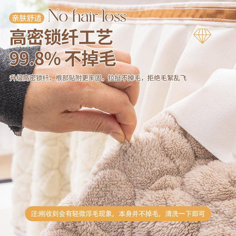 新款加厚烤火桌子罩套长方形加绒桌布冬季家用取暖器茶几电炉罩子