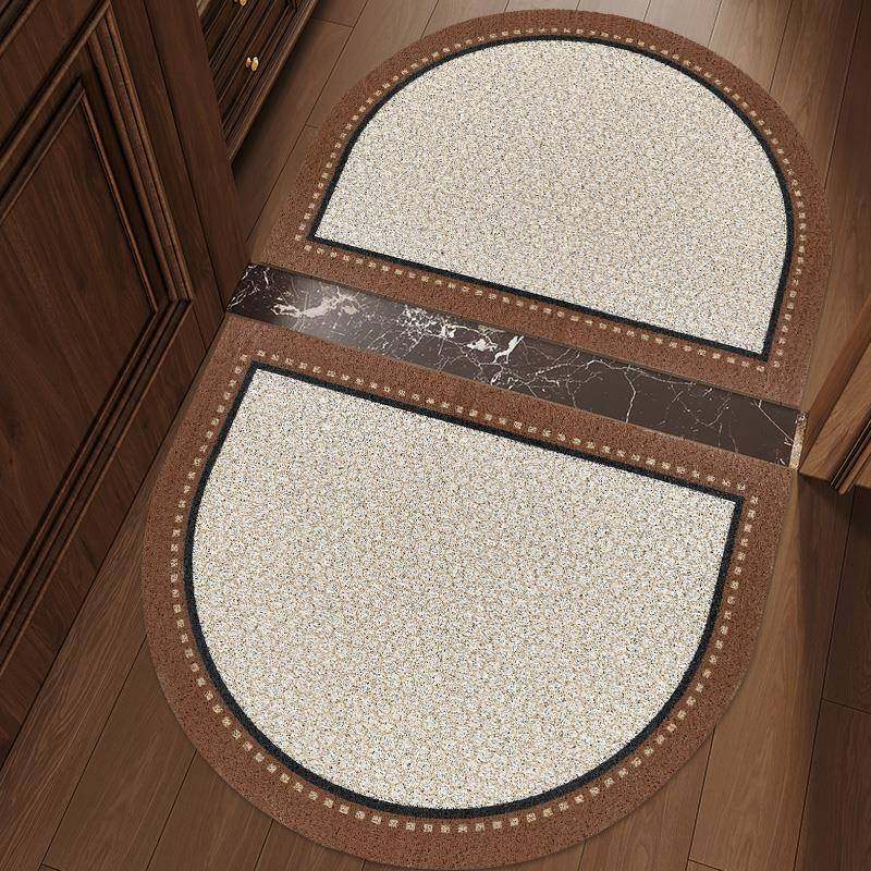 丝圈半圆入户门地垫防滑美式复古玄关地毯户外大门口蹭脚除尘垫子,居家布艺,家用脚垫,淘宝优惠券,粉丝福利购,淘宝优惠卷