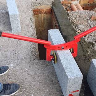 路沿石夹子手抬式安装工具石材夹具双人抬夹具大理石板夹路边石夹