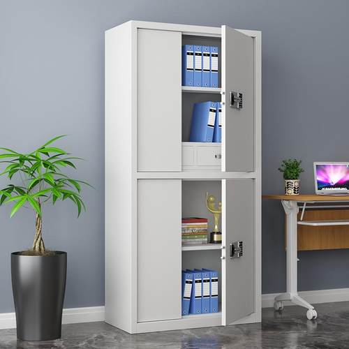 国保指纹锁矮柜办公财务档案资料柜储物柜电子密码锁文件柜保密柜