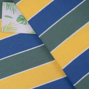 大条纹T恤面料 32支针织精梳棉弹力亲肤横条纹汗布 180克广州现货