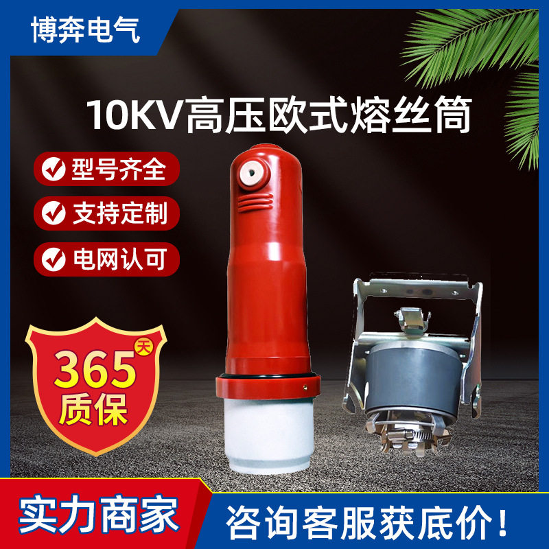 10KV高压开关充气柜欧式熔丝筒630A箱变配件成套熔断器侧扩母联器图片