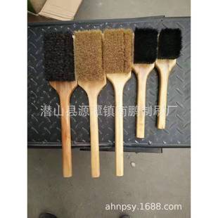 拓片打刷精品传拓片工具猪鬃毛打刷拓印石碑拓片专业砸刷长把直刷