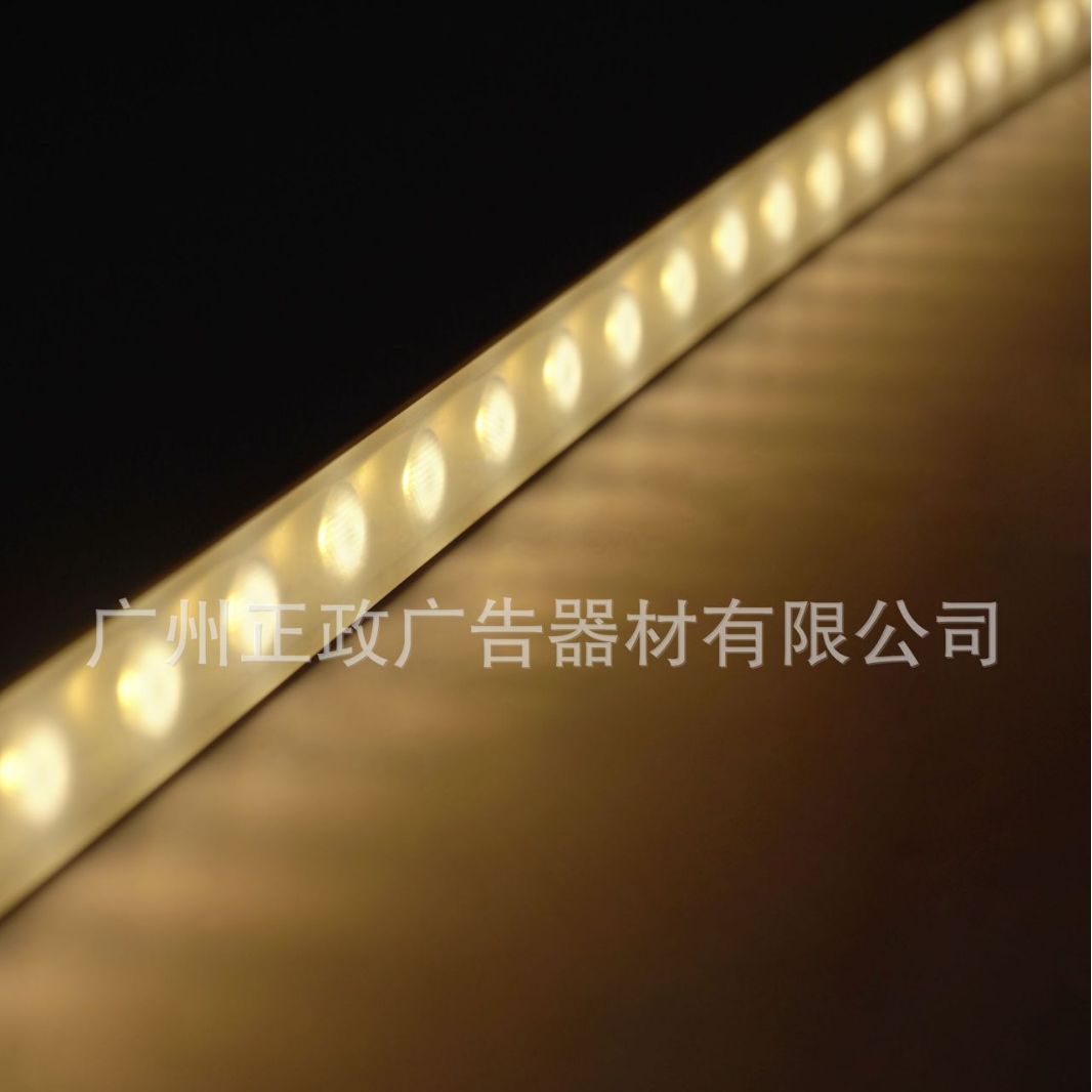 柔性洗墙灯户外DC24V户外洗墙灯防水工程款灯条可弯曲室内吊顶灯