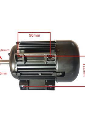 杭州台钻电机YS7114TYS7124TYS806T三相异步80V马达
