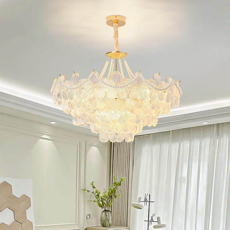 法式轻奢客厅吊灯2025年网红款温馨奶油风餐厅卧室灯珍珠创意灯具,电子元器件市场,其它元器件,淘宝优惠券,粉丝福利购,淘宝优惠卷