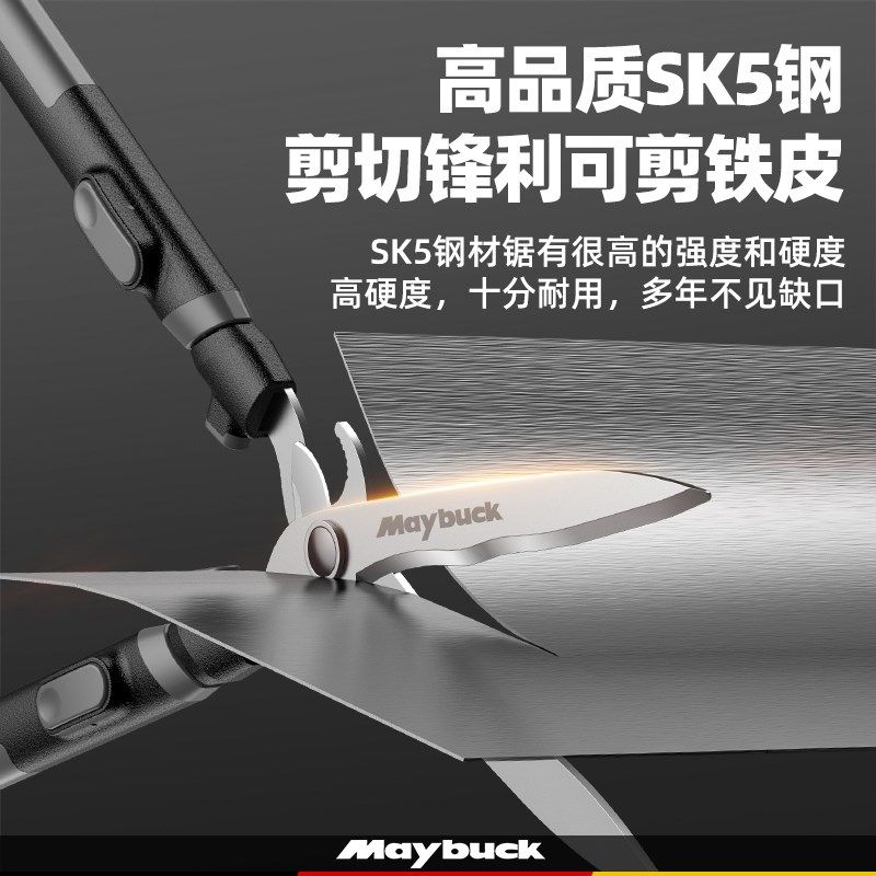 德国迈巴克园艺剪刀高枝剪伸缩高空剪园林修枝剪刀草坪修剪绿篱剪