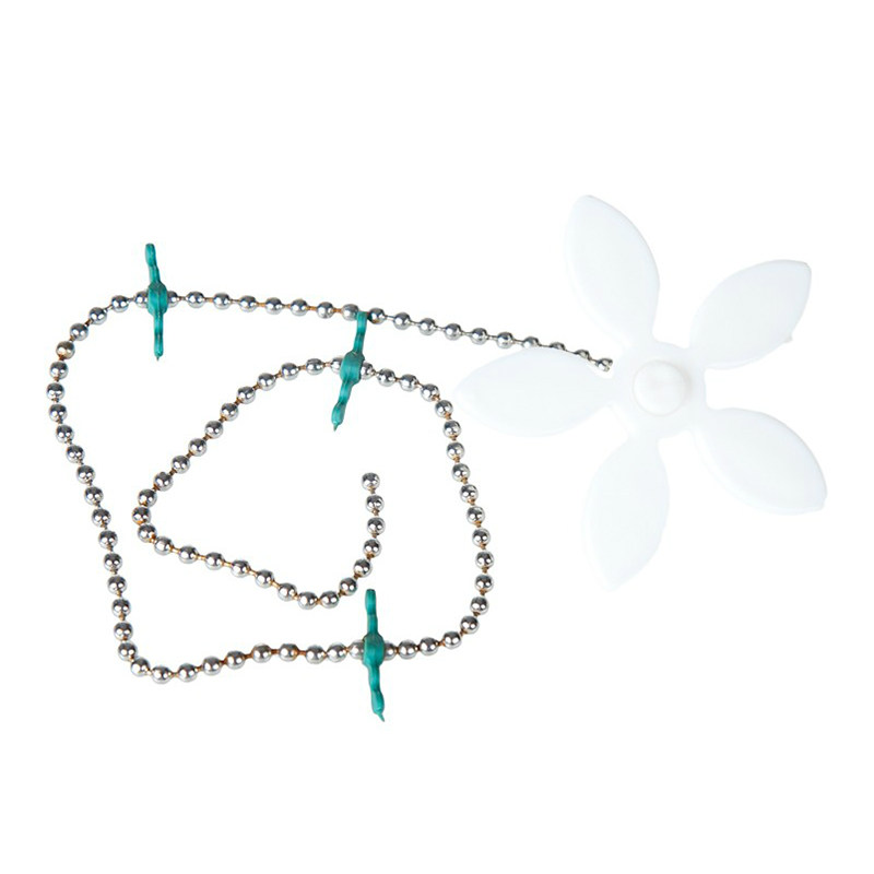 小花链条下水道管道疏通器家用厨房通水管地漏头发毛发防堵塞工具