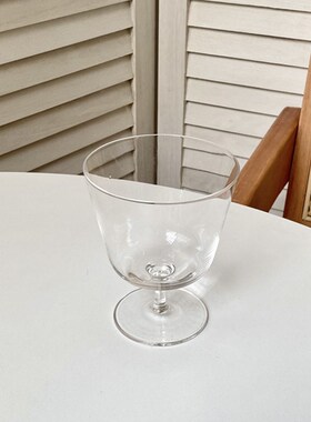 ins风冰美式拿铁咖啡杯超薄轻薄鸡尾酒杯透明玻璃杯冷饮调饮杯子