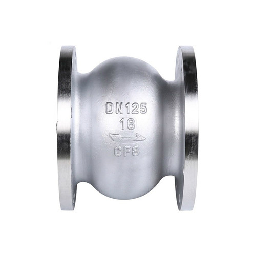 304316L不锈钢消声止回阀HC41X-16P/RL立式静音止回逆止阀单向阀