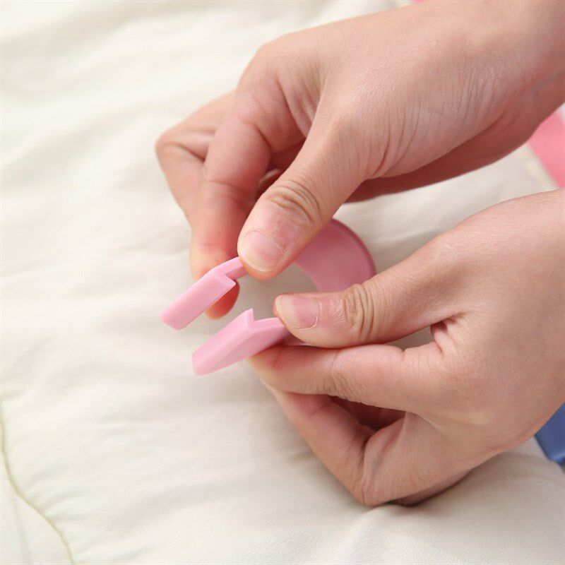 无针被子固定器家用防跑被被套罩卡棉被定角扣夹子隐形安全针神器