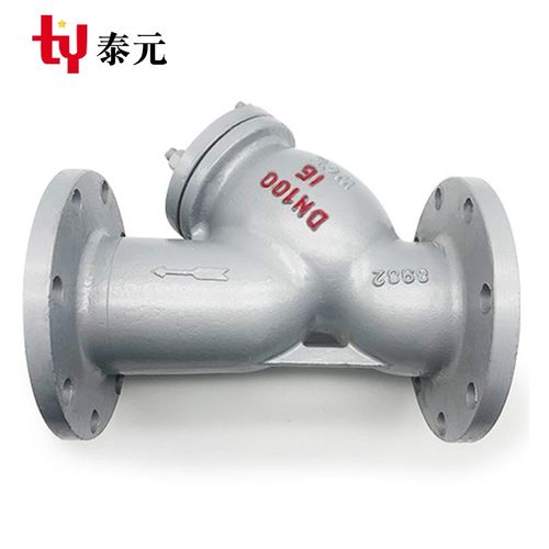 GL41H-16C/25C铸钢Y型过滤器 碳钢法兰过滤器4寸DN50管道过滤10目