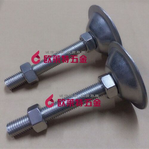 304不锈钢调节脚调整脚喇叭地脚支撑脚底盘80 60螺杆M10M12M16M20