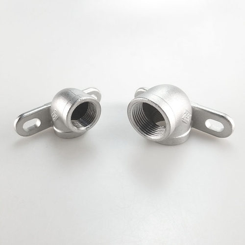 201/304不锈钢带座90度弯头 可固定底座45度带座弯头 DN15 DN20