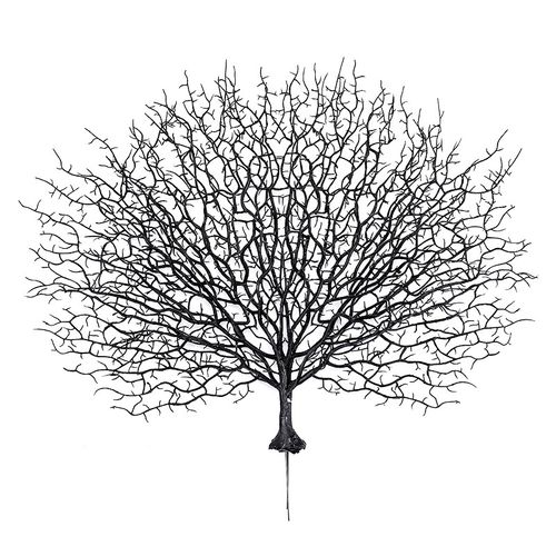 刺身摆盘装饰品仿真珊瑚树盘饰花草冷菜凉菜盘式点缀海鲜姿造摆件