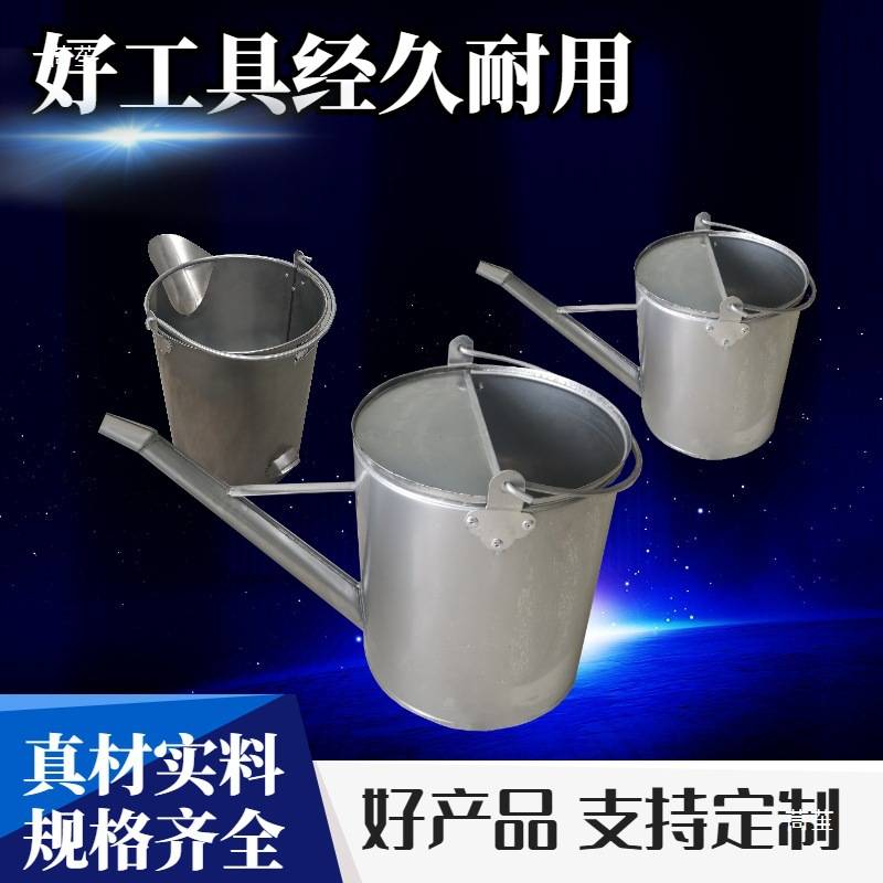 304不锈钢尖嘴桶长嘴壶油壶圆形扁形鸭嘴加厚 工业耐腐蚀水垒德株