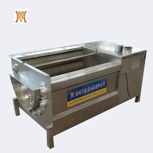 萝卜清洗机 胡萝卜去皮一体机 磨蹭清洗去皮干净自动出料占地小