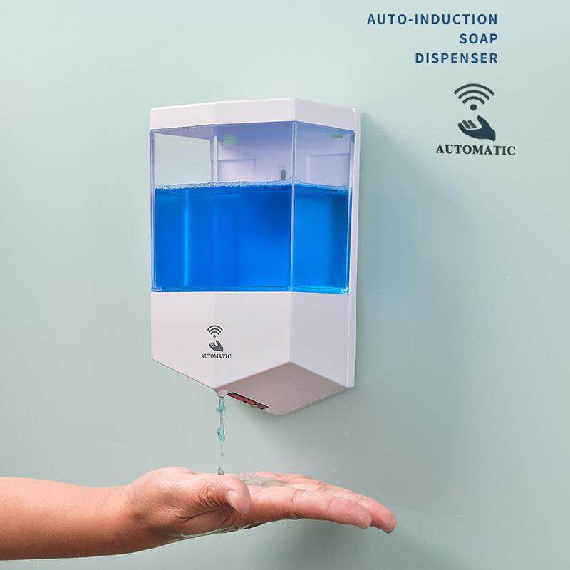 1200ml方形感应皂液器大容量自动液体机泡沫感应洗手液机自动液体