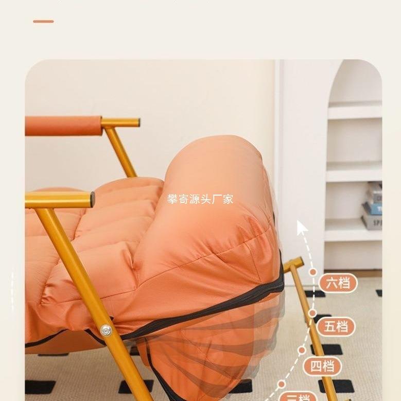 双人摇摇椅加大加宽可调节成人阳台家居科技布料可坐可躺摇摇躺椅