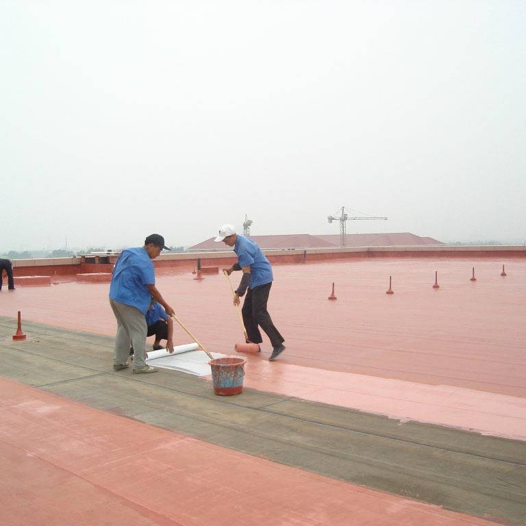 红橡胶涂料彩钢瓦水泥屋顶外露型防渗防雨通用屋面防水材料