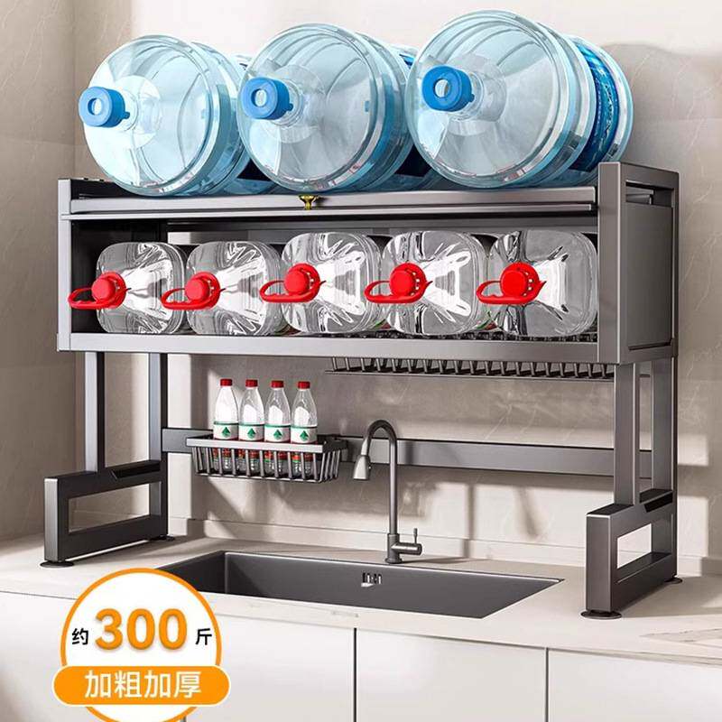 厨房水槽置物架碗碟收纳架台面洗碗槽放置架水池上沥水架简易架子