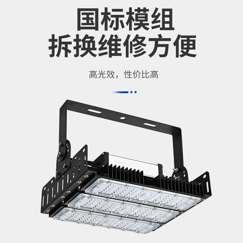 led模组隧道灯户外防水高杆球场灯300W500W大功率工程模组投光灯