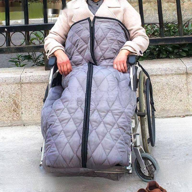 轮椅出行保844被防老人护腿毯保暖冬风季防寒防风暖罩盖毯加绒