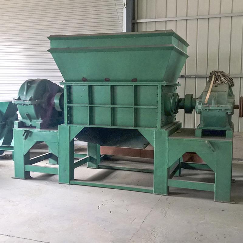 铁皮边角料双轴撕碎机 易拉罐塑料布撕碎机 重型汽车门撕金属碎机