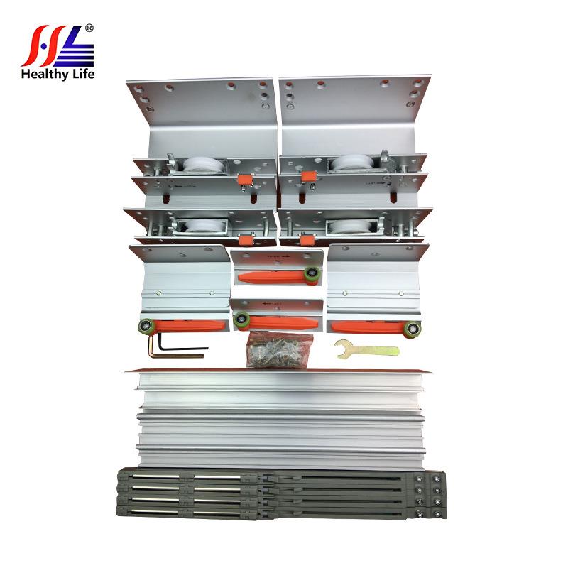 可配缓冲吊趟移动推拉门轮 可调外挂衣柜趟门滑轮 家具重型趟门轮