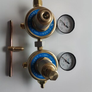 上海氧气减压器YQY 减压表 11管道直通式