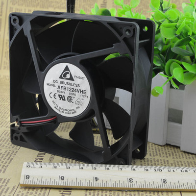 原装台达 AFB1224VHE 24V 0.57A 12038 12cm 双滚珠 变频器风扇
