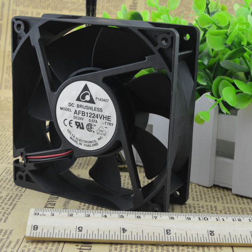 原装台达 AFB1224VHE 24V 0.57A 12038 12cm 双滚珠 变频器风扇